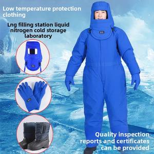 Combinaison de protection de vêtements de sécurité antigel à basse température pour stations-service GNL Soudage à l'oxygène sous azote liquide au gaz naturel - Product Image 5