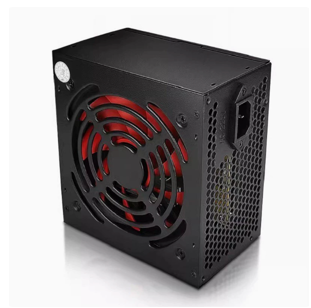 500W PC Power Supply, Silent, Surge Protected, Moisture-proof, Wide Voltage Range, Supports 8-core CPUs and Dedicated Graphics.
