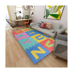 Grand <span class=keywords><strong>tapis</strong></span> de jeu <span class=keywords><strong>puzzle</strong></span> <span class=keywords><strong>alphabet</strong></span> 30x30cm, dalles en mousse EVA souples et emboîtables, jouet sportif pour bébé pour le temps sur le ventre - Product Image 6