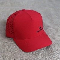 Gorras Deportivas de Béisbol y Golf con Visera Curva, Perforadas, Estructuradas de 5 Paneles, con Logotipo de Silicona 3D en Relieve Personalizado, Gran Venta