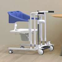 Siège de toilette électrique pliable et léger ZW365D pour personnes handicapées, matériel de rééducation