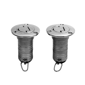Stainless Steel Fuel Filler Cap 316 Marine Top Cap For Boat <b>Yacht</b> Oil Tank Replacement - Product Image 1