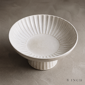 Plato de Cerámica con Base de 8 Pulgadas, Plato Vintage para Pastel y Postre, Platos Elegantes para Cena, Plato para Pastelería para el Té de <span class=keywords><strong>la</strong></span> <span class=keywords><strong>Tarde</strong></span>, para el Hogar - Product Image 1