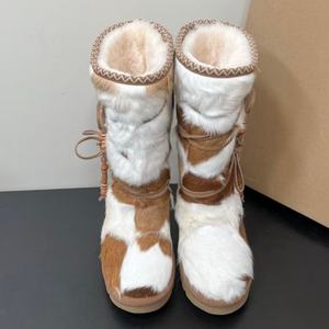 Botas de Nieve para Mujer, a la Moda, de Diseño Personalizado, Impermeables, de Lana, Cálidas, para Otoño e Invierno, de Alta Calidad, Tendencia en Botas para Dama - Product Image 4