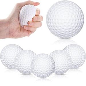 Mini balle anti-stress en mousse de golf de 6,3 cm, jouet de décompression multifonctionnel pour l'entraînement, avec cadeaux sportifs personnalisés - Product Image 1