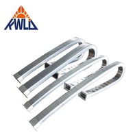 Tuyau flexible rectangulaire en acier inoxydable série Kwlid JR-2 - Structure en chaîne d'acier - Protection contre les températures extrêmes pour machine CNC