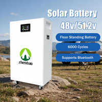 Batterie LiFePO4 compacte pour stockage solaire 48V 100Ah 200Ah 10kWh, cycle profond 90 DOD, avec application mobile et garantie, idéale pour les retraites de fin de semaine