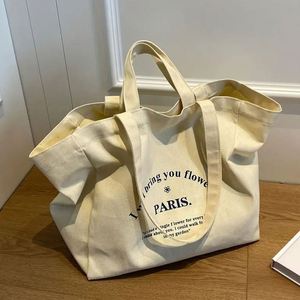 Low Price Promotion Outdoor Big Capacity Long Handle Eco ToteBag Custom Logo <b>Plain</b> Organic Cotton <b>Canvas</b> Shopping Tote Bag - Product Image 3