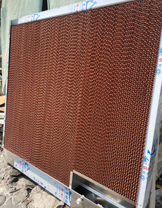 Vieh ausrüstung Wasser Papier kühler mit Pumpe Geflügel Rinder zucht Industrie Edelstahl 304 201 Aluminium Kühl kissen - Product Image 6