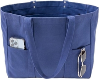 Grand sac fourre-tout en toile biologique de 16 oz Sac fourre-tout utilitaire Sac fourre-tout pour professeur d'ordinateur portable