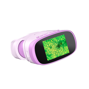 Microscope optique éducatif pour enfants, jouet scientifique simple en plastique pour explorer le monde naturel - Product Image 1