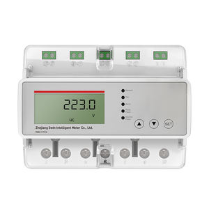 Medidor <span class=keywords><strong>de</strong></span> pulso <span class=keywords><strong>de</strong></span> electricidad <span class=keywords><strong>de</strong></span> carril DIN <span class=keywords><strong>de</strong></span> 50HZ trifásico 4 modelos con tarifas múltiples - Product Image 1