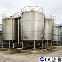 Tanque de Maduración para Producción de Extracto de Café SS304 con Certificación ASME y CE, 500-3000L, con Control de Temperatura, Doble Pared, Directo de Fábrica