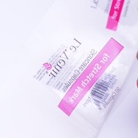 Emballage transparent, étiquette personnalisée avec logo, autocollant transparent, étiquettes brillantes, autocollant imperméable, étiquette adhésive transparente, cosmétique