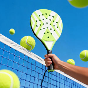 <span class=keywords><strong>Raquette</strong></span> de <span class=keywords><strong>Padel</strong></span> de niveau débutant, style board, pour Beach Tennis, motif géométrique, taille de grip G1, universelle pour hommes, femmes et enfants, Cage - Product Image 5