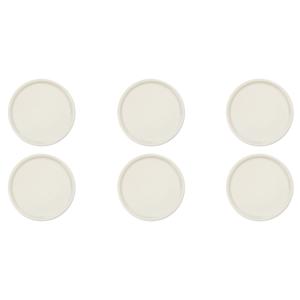 Juego de 6 platos para pizza de porcelana blanca Excelsa, 30.5 cm de diámetro. - Product Image 2