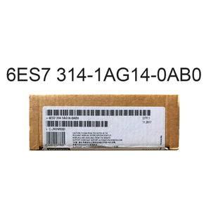 โมดูล S PLC แบบใหม่ดั้งเดิม<span class=keywords><strong>6ES7314</strong></span> <span class=keywords><strong>1AG14</strong></span>ชุด<span class=keywords><strong>0AB0</strong></span>สำหรับ PLC - Product Image 1