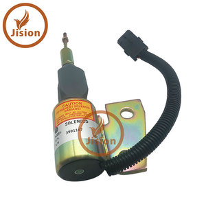 วาล์วโซลินอยด์ปิดเครื่องยนต์รถขุด 12V 24V วาล์วหยุดเครื่องยนต์ 89420952 3991167 J991167 J932529 - Product Image 2