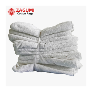 Vải Cotton Cắt Miếng Tốt Thấm Công Nghiệp Làm Sạch Rags Dark Màu T Áo Sơ Mi Rags Sợi Bông Chất Thải - Product Image 3