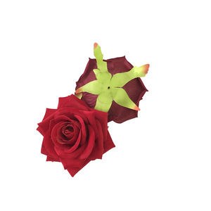Rosas de Seda Artificiales de 10 cm de Diámetro, Decoración de Pared Realista, Accesorios de Fotografía para Exteriores, Decoración del Hogar - Product Image 5
