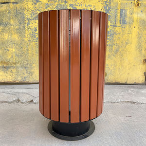 Cubo de basura <span class=keywords><strong>comercial</strong></span> de acero inoxidable para exteriores, Cubo de almacenamiento de 120L para reciclaje de bienes raíces y paisaje de Villa - Product Image 4