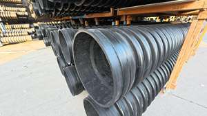 ท่อ HDPE ชนิด B แบบ Krah ความแข็งแรงสูง ทนทาน ขนาด DN/ID 200 มม. ทนความร้อน ป้องกันการกัดกร่อน SN8 - Product Image 4