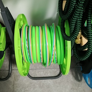 รถเข็นเก็บ<span class=keywords><strong>สาย</strong></span><span class=keywords><strong>ยา</strong></span>งรดน้ำ 20 เมตร พร้อมล้อเลื่อน อุปกรณ์จัดเก็บ<span class=keywords><strong>สาย</strong></span><span class=keywords><strong>ยา</strong></span>ง Yardworks อุปกรณ์ทำสวน - Product Image 2