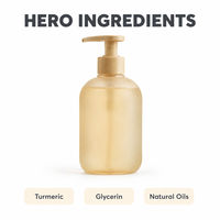 Savon liquide au curcuma en flacon pompe Nettoyant corporel Logo personnalisé