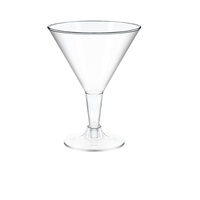 Verre à cocktail jetable en plastique PS Tengqun, 180 ml/6 oz, verre à vin rouge haut pour fêtes, vente en gros usine