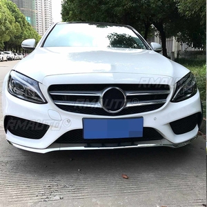 ชุดแต่งครอบช่องระบายอากาศกันชนหน้า 1 คู่ สำหรับ Mercedes-Benz C Class W205 รุ่น AMG ปี 2015 2016 2017 2018 - Product Image 3