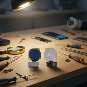 Cable flexible para lector de huellas dactilares para Huawei P20 Lite azul - Product Image 3