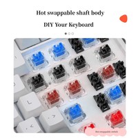 Clavier de jeu filaire USB Type-C mécanique de haute qualité avec rétroéclairage LED RGB, 61 touches anti-ghosting, Plug & Play, étanche, 1,5 m