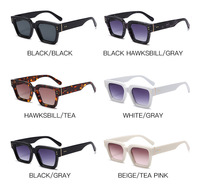 Gafas de Sol de Lujo Promocionales Personalizadas 2026, Gafas de Sol para Hombre, Unisex, con Logotipo, Gafas de Sol Cuadradas Blancas para Hombre y Mujer