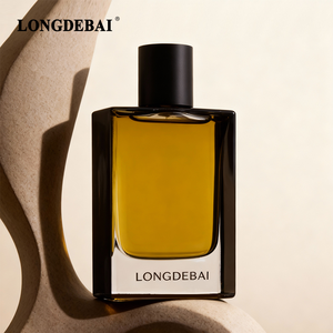 Nueva llegada: Botella de vidrio pulido transparente cuadrada de 50ml/100ml con pulverizador de bomba y tapa, personalizable. - Product Image 1