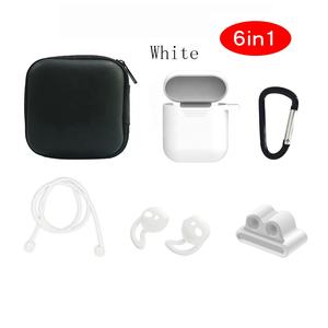 Sac de rangement 6 en 1 pour <span class=keywords><strong>AirPods</strong></span> Apple, boîtier de protection et Anti-perte pour écouteurs, coque pour écouteurs, accessoire - Product Image 3