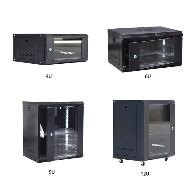 Oem 4u 6u 9u 12u 15u 18u Cold-Rolled Steel Used Server Rack Wall Mount 19-Inch Standard Server Rack Cabinet 12u in Stock
