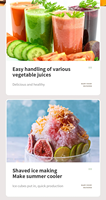 Presse-agrumes à glace de fruits en poudre industriel commercial mélangeur robuste broyeur à glace et mélangeur