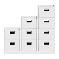 Meubles de bureau modernes en métal et acier, armoire de rangement verticale à 4 tiroirs pour atelier et école