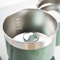 Tasse à café à double paroi en acier inoxydable 16OZ, avec infuseur à café en métal, Pour l'extérieur, meilleur brassage à tous les temps