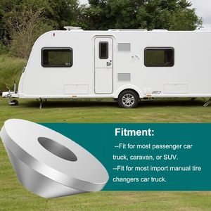 Cône de centrage en aluminium usiné CNC pour démonte-pneus, noyau de centrage de roue pour démonte-pneus manuel, compatible avec les moyeux de roues de voitures, camions, SUV et VR - Product Image 6