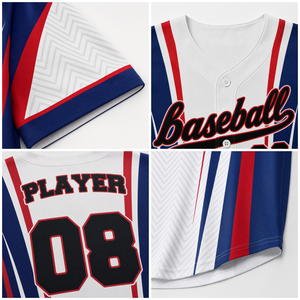 Maillots de baseball à boutons personnalisés pour hommes, manches courtes, uniforme scolaire et de club, vente en gros avec logo, nom, numéro et motif personnalisés - Product Image 2