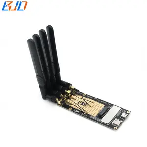 Für 5G 4G LTE WWAN Modul Modem USB Typ-C Verbinder zu NGFF M.2 B Schlüssel kabelloser Adapter Karte 1 Nano-SIM-Slot mit 4 * Antennen