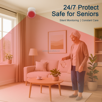 Capteur de mouvement PIR haute sensibilité système d'appel de sécurité sans fil détecteur d'alerte anti-intrusion sirène stroboscopique Kits de maison intelligente systèmes