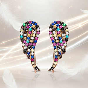Pendiente de diseño de ala de Ángel turco, joyería de plata de ley 925 artesanal al por mayor a precio de fábrica - Product Image 3