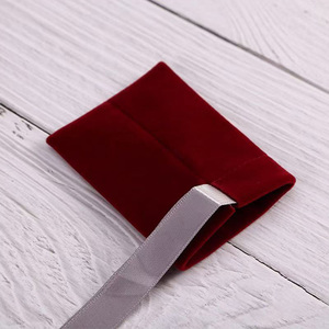 Customized Flannel <b>Rope</b> <b>Bag</b> with Dust-proof <b>Rope</b> Ties - Product Image 6