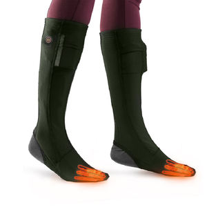 Haute qualité 7.4V électrique Rechargeable chaussettes de <span class=keywords><strong>Ski</strong></span> chauffantes mince hiver extérieur thermique Logo <span class=keywords><strong>motif</strong></span> bas chauffant cheville bas - Product Image 1