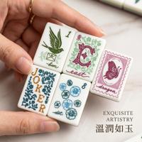 Factory OEM Hot <strong>Selling</strong> 160 Engraved Acrylic American Mahjong Poker Tiles Set Foldable 3 Layer HEIRLOOM Chess Casino Gifts