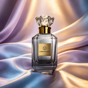 Flacon de <span class=keywords><strong>parfum</strong></span> de luxe en verre <span class=keywords><strong>cristal</strong></span> taillé diamant 100 ml, flacon vide avec boîte, étiquette privée, <span class=keywords><strong>parfum</strong></span> longue durée, fabrication de parfums - Product Image 4