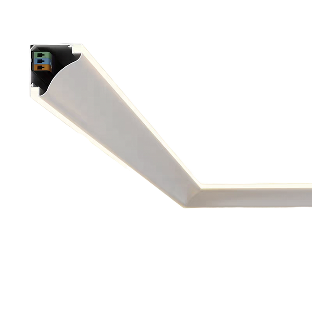 TW6969 Modern Decor Lighting Profile LED Crown Molding Lighting Channel Aluminum Alloy 6000 Series for Wall Ceiling Edge