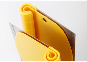 Outils de cuisson en céramique pour le <span class=keywords><strong>pain</strong></span> et les gâteaux, coupe-pâte en acier inoxydable, racloir <span class=keywords><strong>à</strong></span> pâte avec échelle de mesure - Product Image 4